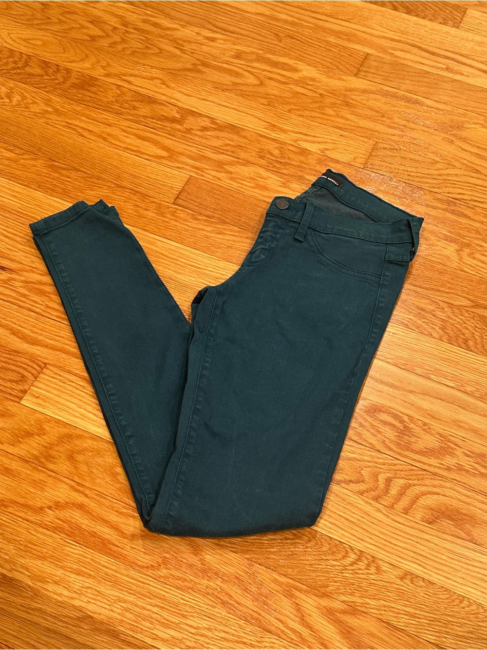 Flying Monkey Teal Color Skinny Jeans